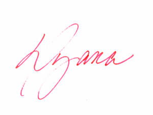 signature of Dyana