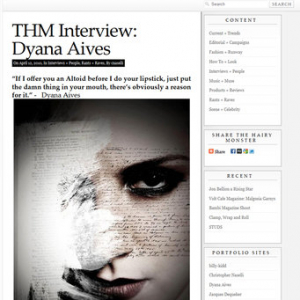 dyana aives makeup artist thm interview
